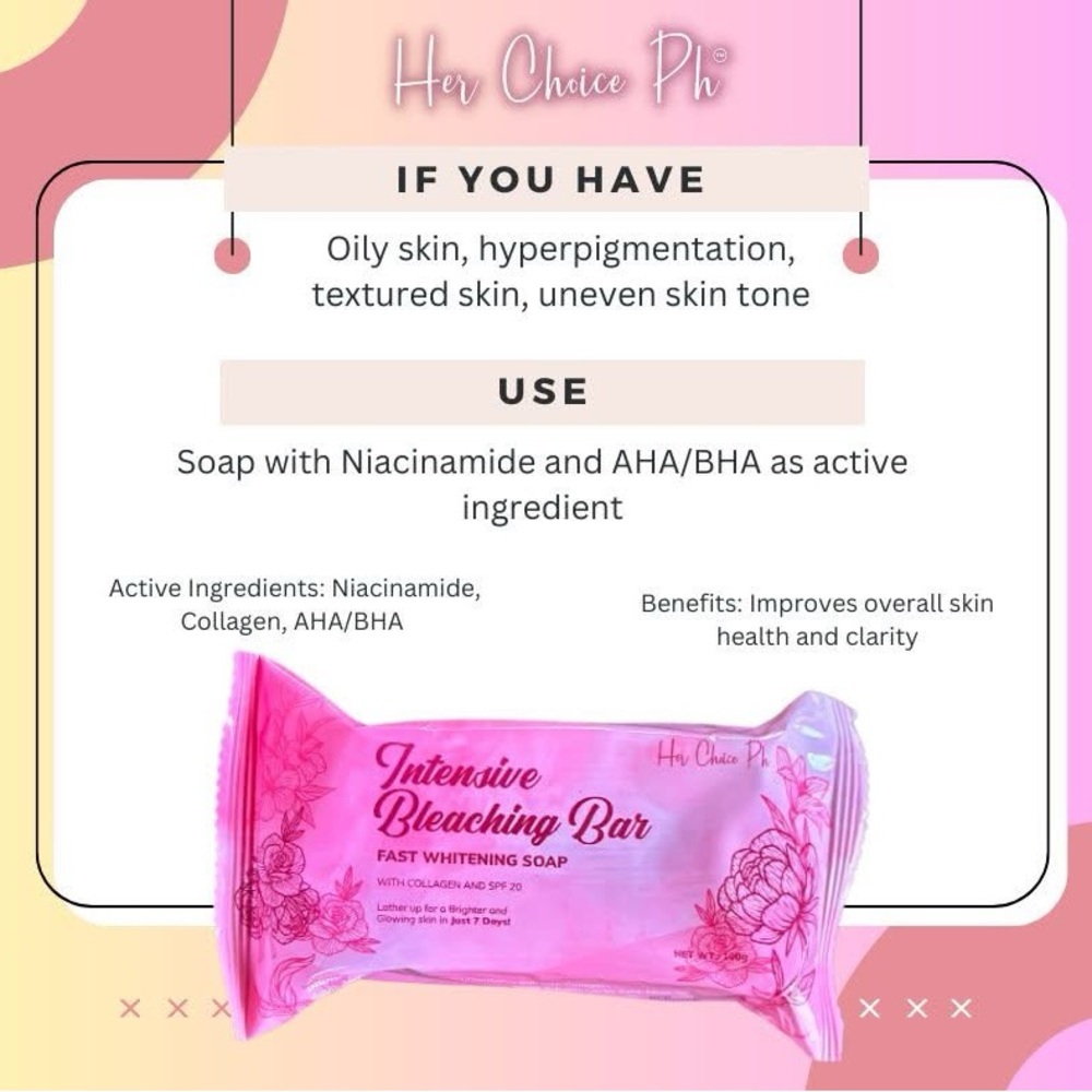 HER Choice Ph INTENSE BLEACHING BAR SOAP. - Picture 3 of 15